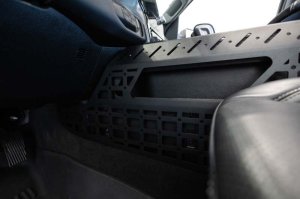 RAM 1500 TRX Center Console Molle Panels & Digital Device Bridge - Addictive Desert Designs - Hammer Black - `21-`27